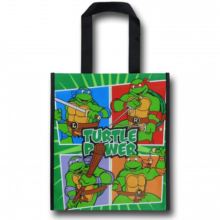 TMNT Turtle Power Recycled Shopper Tote