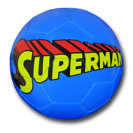 Superman Symbol Size 5 Soccer Ball