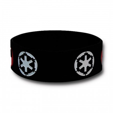 Star Wars Empire and Rebel Symbol Rubber Wristband