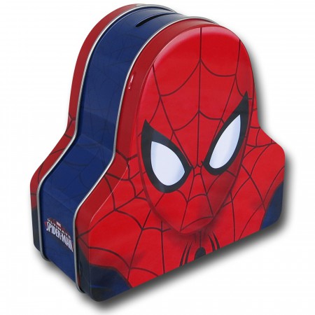 Spiderman Head Tin Bank