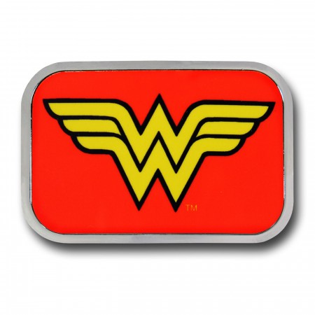 Wonder Woman Symbol Rectangular Belt Buckle