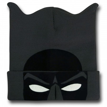 Batman Cuff Flock Mask Beanie