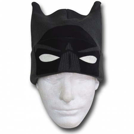 Batman Cuff Flock Mask Beanie