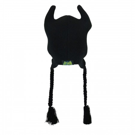 Batman Mask & Cowl Black Peruvian Beanie