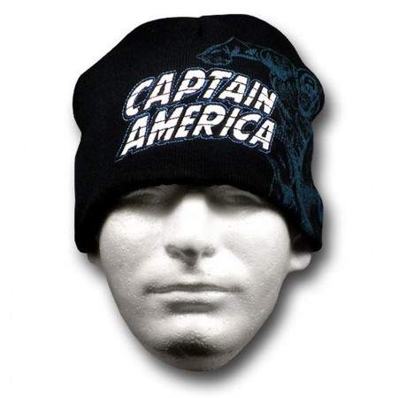 Captain America Reverse Knit Beanie