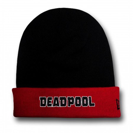 Deadpool Symbol Flip It Up Beanie