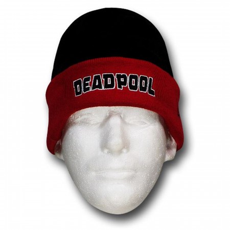 Deadpool Symbol Flip It Up Beanie