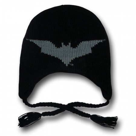 Batman Dark Knight Symbol Black Peruvian Beanie