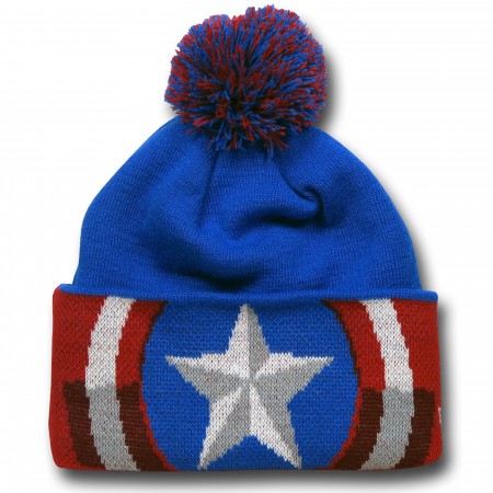 Captain America Symbol Major Cuff Beanie