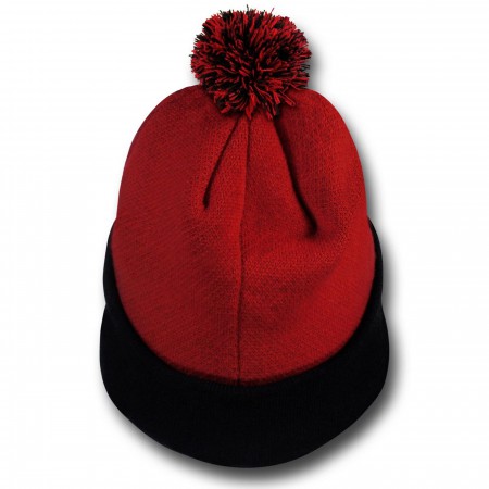 Deadpool Face Pom Pom Beanie