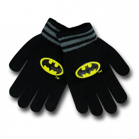 Batman Reversible Kids Beanie with Gloves