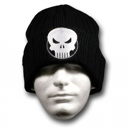 Punisher Skull Symbol Knit Beanie