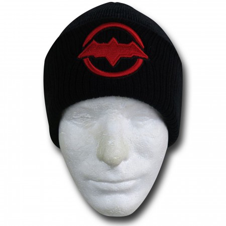 Red Hood Symbol Cuff Beanie