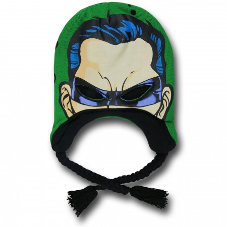 Riddler Face Peruvian Beanie