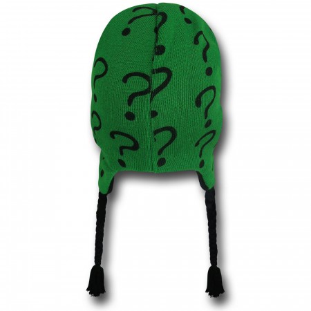 Riddler Face Peruvian Beanie