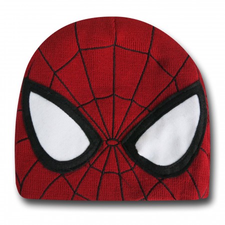 Spiderman Mask & Eyes Beanie