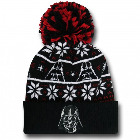 Star Wars Vader Knit Pom Pom Beanie
