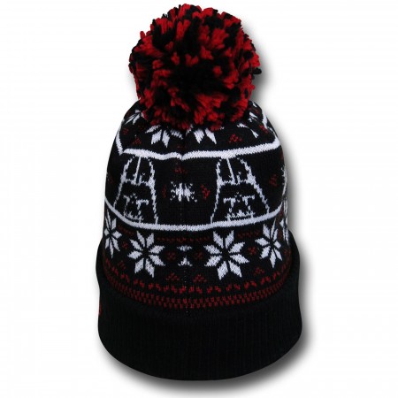 Star Wars Vader Knit Pom Pom Beanie