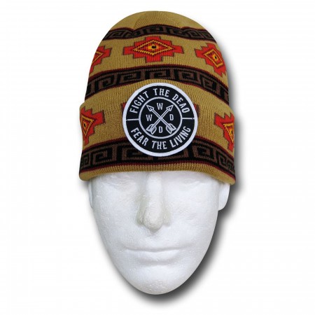 Walking Dead Pattern Cuff Beanie