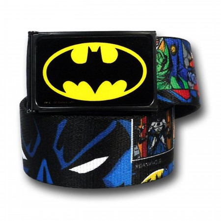 Batman Vs. Joker Comic Panel Web Belt