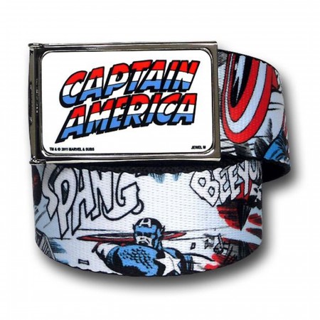 Captain America Comic Web Belt