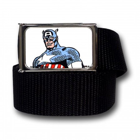 Captain America Profile Small Web Belt