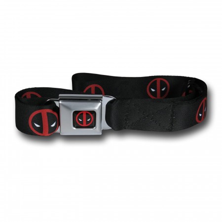 Deadpool Symbols Seatbelt Belt