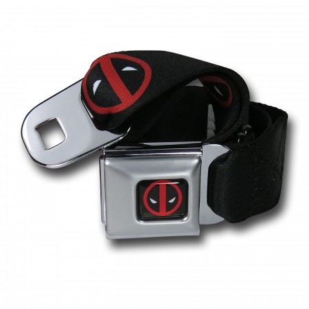 Deadpool Symbols Seatbelt Belt