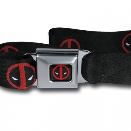 Deadpool Symbols Seatbelt Belt