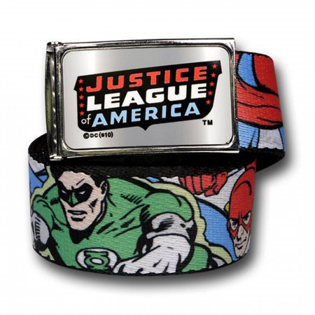 JLA Justice League Heroes Web Belt