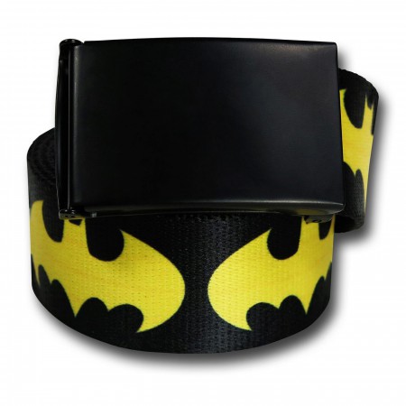 Batgirl Yellow Symbols Web Belt