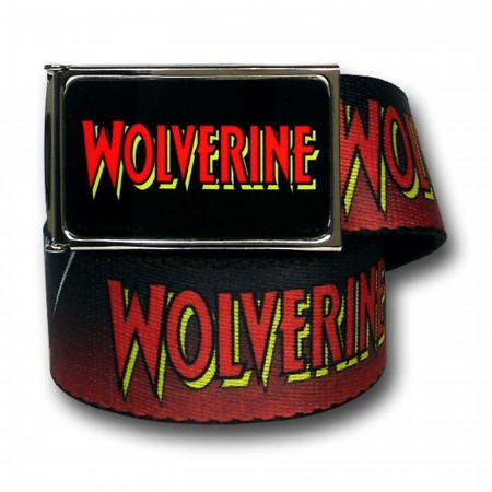 Wolverine Red Logo Web Belt