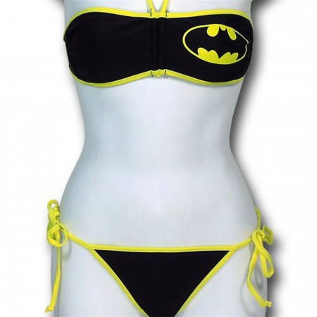Batman Bandeau Bikini Women's Swimsuit