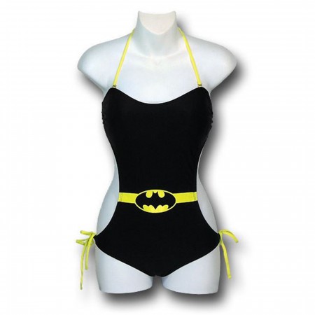 Batgirl Bandeau Women's Monokini Swimsuit