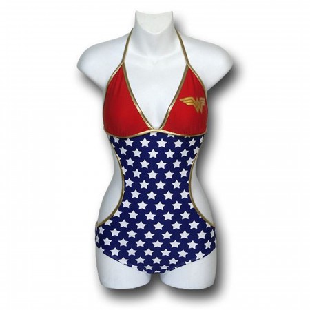 Wonder Woman Triangle Monokini Women's Swimsuit