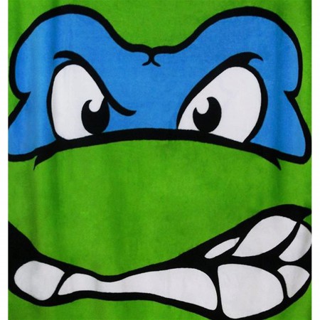TMNT Face Micro-Plush Throw Blanket
