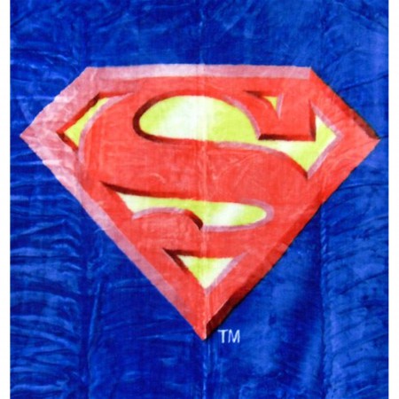 Superman Symbol Twin Blanket