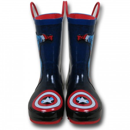 Captain America Kids Rain Boots
