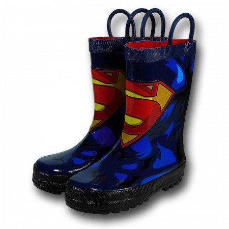 Superman Kids Costume Rain Boots