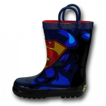 Superman Kids Costume Rain Boots