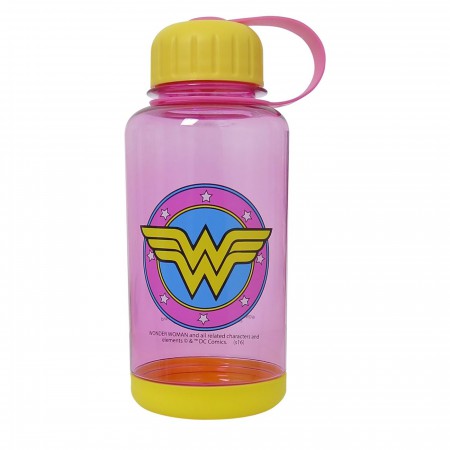 Wonder Woman Wide-Mouth 24oz Water Bottle with Grip