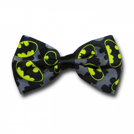 Batman Symbols Hair Bow Tie