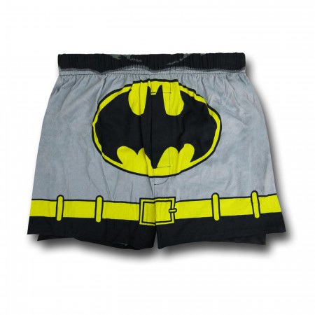 Batman Dark Grey Caped Men's Boxer Shorts