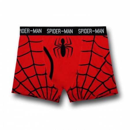 Spiderman Symbol on Webs Boxer Briefs