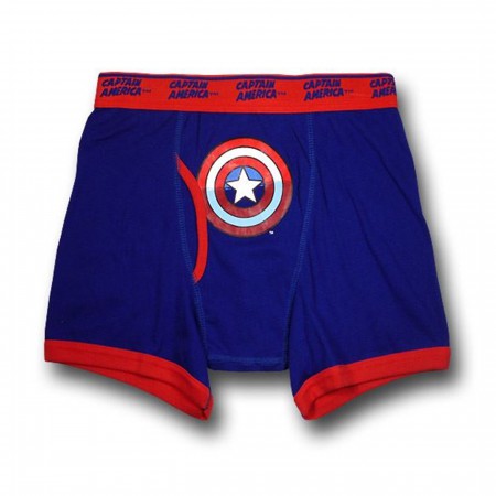 Captain America Symbol Boxer Briefs