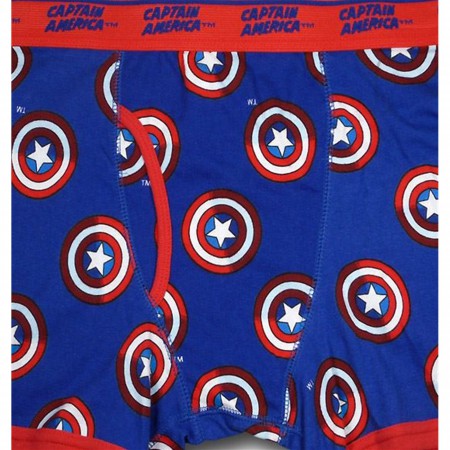 Captain America Shield Collage Boxer Briefs