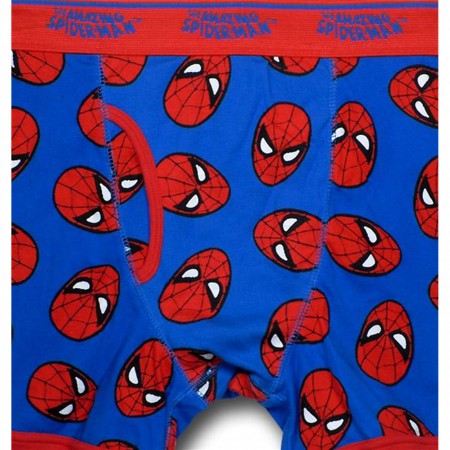 Spiderman Multiple Heads Collage Boxer Briefs