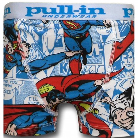 Superman Kids Panels Pull-in Boxer Briefs