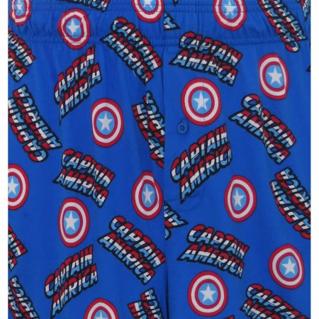 Captain America Men's Boxer Shorts with Tin Shield