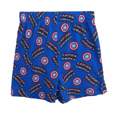 Captain America Men's Boxer Shorts with Tin Shield